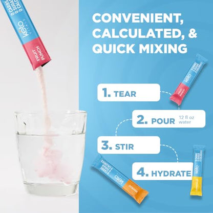 Keto Vitals Original Electrolytes Powder Packets | Keto Friendly Electrolyte Travel Packets Keto VitalsBuy Supplements Australia