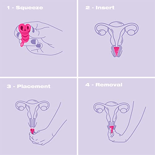Intimina Lily Cup One - Collapsible Disposable Menstrual Cups for Beginners, Small Menstrual Cup INTIMINABuy Supplements Australia