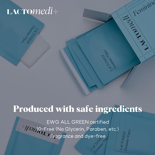 LACTOMEDI Feminine Wipes | Unscented Feminine Wipes | Individually Wrapped | pH-Balanced Feminine LACTOMEDIBuy Supplements Australia