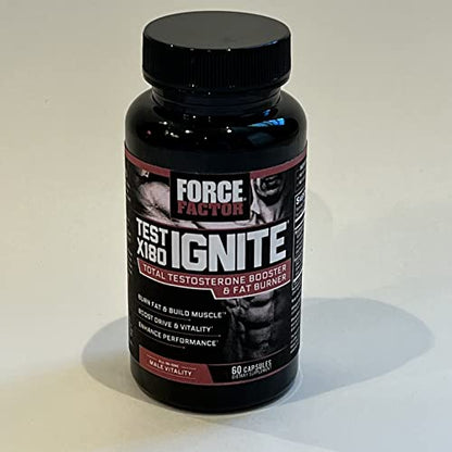 FORCE FACTOR Test X180 Ignite Testosterone Booster for Men, Testosterone Support Force FactorBuy Supplements Australia
