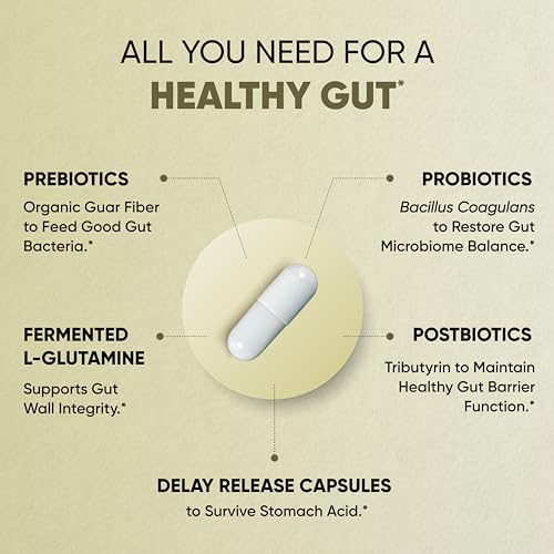 Sandhu's Gut Health - Prebiotic, Probiotic, Postbiotic & L-Glutamine – Digestive Health Sandhu'sBuy Supplements Australia