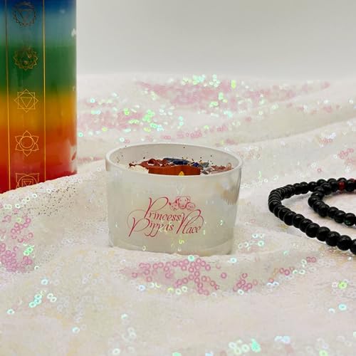 Princess Pippa's Place Healing Candles with Crystals Inside- Natural Soy Wax 7 Stones Crystal Candle Jar Msupps.comBuy Supplements Australia