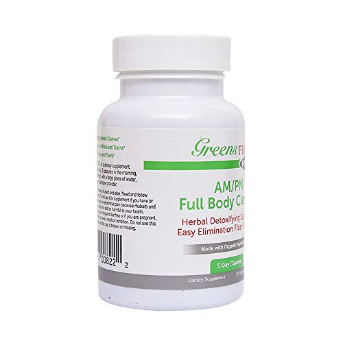 Greens First Full Body AM/PM Cleanse, 20 Veggie Capsules – Supplement for Natural Detox Greens FirstBuy Supplements Australia