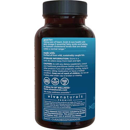 Triple Strength Fish Oil Omega 3 Supplements for Women and Men – 2500 mg High-Potency, Easy-to-Absorb Re-esterified Triglyceride Form, Pescatarian-Friendly DPA Omega 3