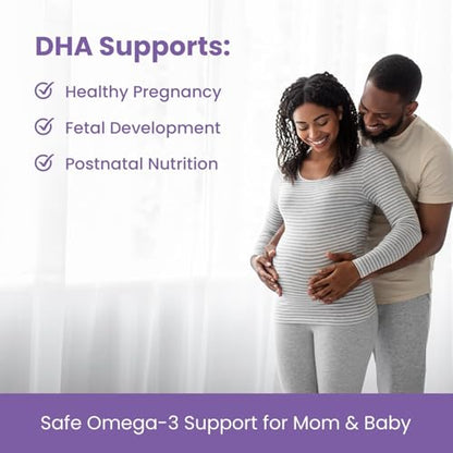Prenatal DHA for Women 600mg + 400 IU Vitamin D3 | 120 Softgels | Supports Brain Health | Triglyceride Omega 3 Fish Oil DHA Prenatal Vitamins for Pregnancy & Nursing | 300mg per Capsule Mother's PromiseBuy Supplements Australia