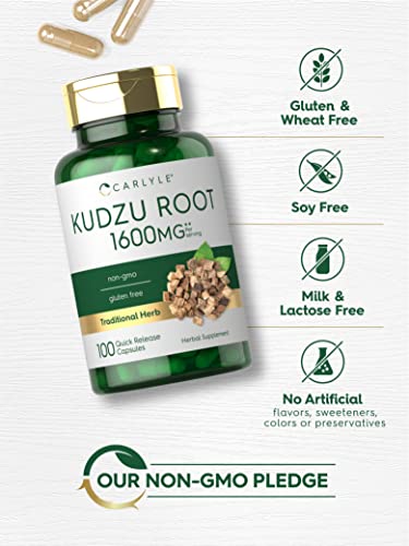 Carlyle Kudzu Root | 100 Extract Capsules | Non-GMO and Gluten Free Formula CarlyleBuy Supplements Australia