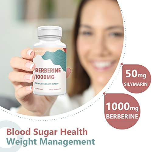 KoNefancy Berberine 1000mg with Silymarin,High Absorption Berberine HCL Supplements KoNefancyBuy Supplements Australia