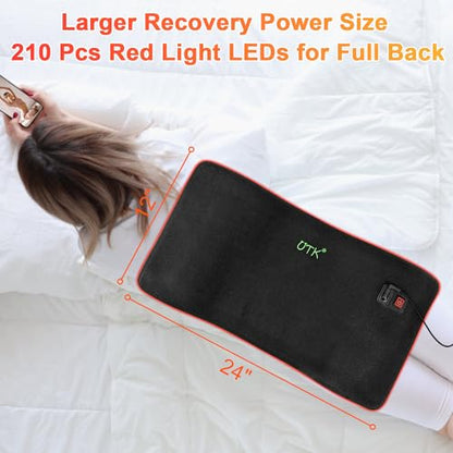 UTK Red Light Therapy for Body, Large Infrared Light Therapy Pad for Deeper Tissue, 24" x 12" Size UTKBuy Supplements Australia