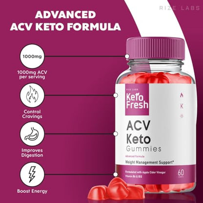 (3 Pack) Keto Fresh ACV Gummies, Keto Fresh ACV Gummies for Advanced Weight Loss rize labsBuy Supplements Australia