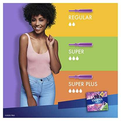 Tampax Radiant Tampons, Super Absorbency, With Leakguard Braid, Unscented, 28 Count TampaxBuy Supplements Australia