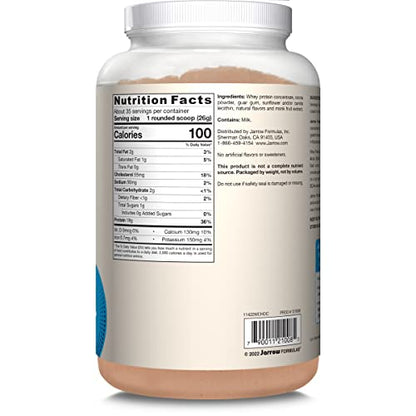 Jarrow Formulas Whey Protein With 18 g of Protein, 3.8 g of BCAAs, & Glutamine, Dietary Jarrow FormulasBuy Supplements Australia