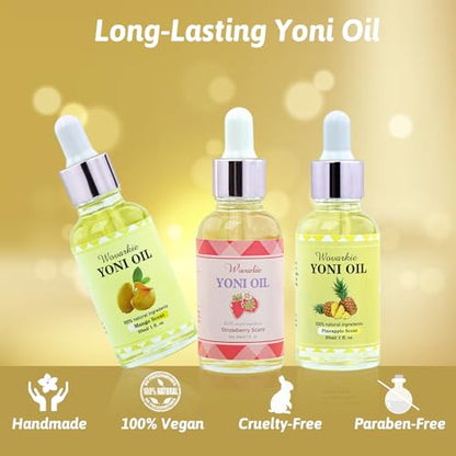3 Packs Yoni Oil for Women, 100% Natural Feminine Oil Intimate Deodorant for Women, Eliminates Odor WovarkieBuy Supplements Australia