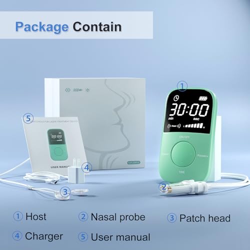 LASEPREHT Red Light Nasal Therapy Device, 650nm Red Light Device for Nose Sore Throat LASEPREHTBuy Supplements Australia