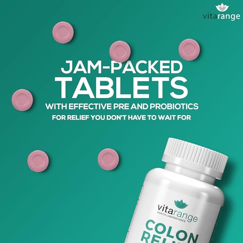 Colon Relief by VitaRange- Fast Constipation and Bloating Relief with Sunfiber Prebiotic Vita RangeBuy Supplements Australia