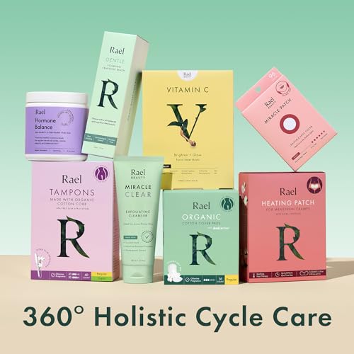 Rael Pads for Women, Organic Cotton Cover - Period Pads with Wings, Feminine Care, Sanitary Napkins RaelBuy Supplements Australia