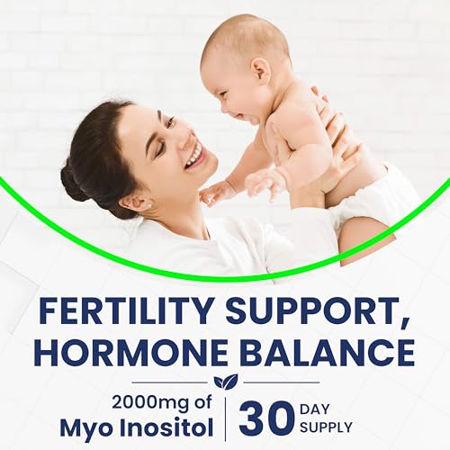 Inositol Supplement Myo-Inositol & D-Chiro Inositol 120 Capsules 2000mg 40:1 Ratio High Vita MiracleBuy Supplements Australia