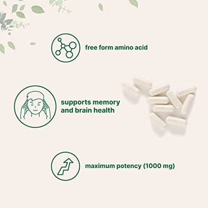 Micro Ingredients Plant Based L Tyrosine Pills, 1000mg Per Serving, 240 Capsules Micro IngredientsBuy Supplements Australia