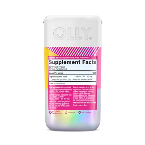 OLLY Happy Hoo-Ha Capsules, Probiotic for Women, Vaginal Health and pH OLLYBuy Supplements Australia