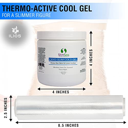 SlimSpa Cyro-Slim Cold Gel With Ilios Wrap - Skin Firming & Tightening Cryo Gel Solution ILIOSBuy Supplements Australia