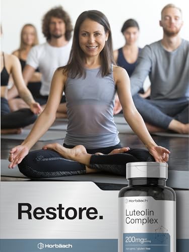 Luteolin Complex with Rutin | 50 Capsules | Vegetarian, Non-GMO & Gluten Free Flavonoid HorbäachBuy Supplements Australia