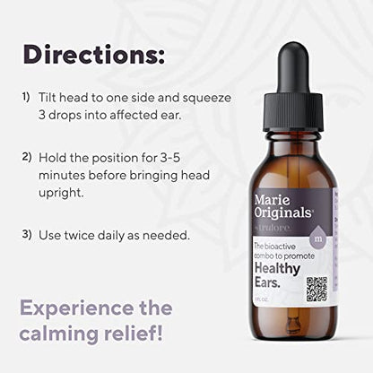 Organic Ear Oil for Earache Irritation, All Natural Eardrops for Infection Marie OriginalsBuy Supplements Australia
