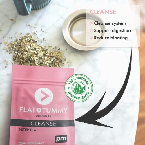 Flat Tummy Tea 2-Step Detox Tea – 2 Week Program – to Boost Energy, Speed Metabolism Flat Tummy TeaBuy Supplements Australia
