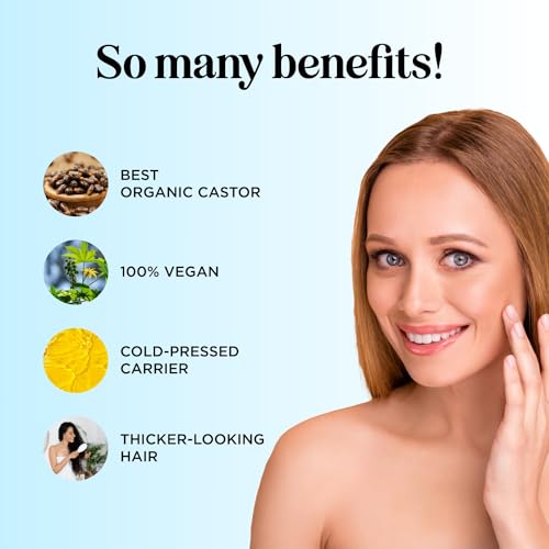 Hexane Free Organic Castor Oil - USDA Organic Castor Oil for Body Detox Hair Growth & Skin Care Maple HolisticsBuy Supplements Australia