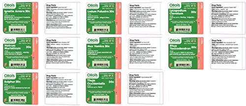 OLLOIS Homeopathy 20-Remedy Starter Kit (Organic & Lactose-Free OLLOÏSBuy Supplements Australia