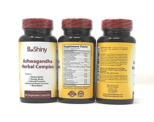 BeShiny Ashwagandha Complex with termeric Cinnamon Basil Leaf Supports a Healthy BeShinyBuy Supplements Australia