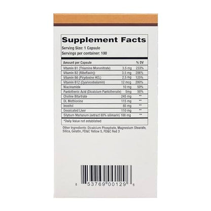 LIPOCHOL, Liver Health, Vitamin and Nutrient Boost (100 Capsules/Pack of 1) LIPOCHOLBuy Supplements Australia