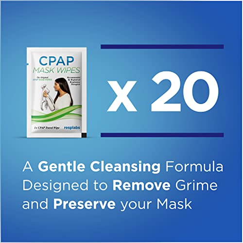 resplabs CPAP Mask Cleaning Wipes - Unscented, Alcohol-Free Cleaner RespLabs Medical Inc.Buy Supplements Australia