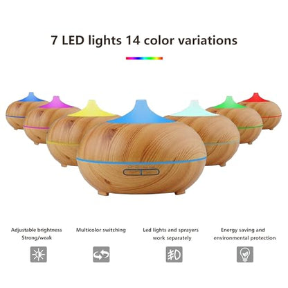 Essential Oil Diffuser, Aromatherapy humidifier, ultrasonic Cold Mist humidifier, 4 Timing Settings TinasChoiceBuy Supplements Australia