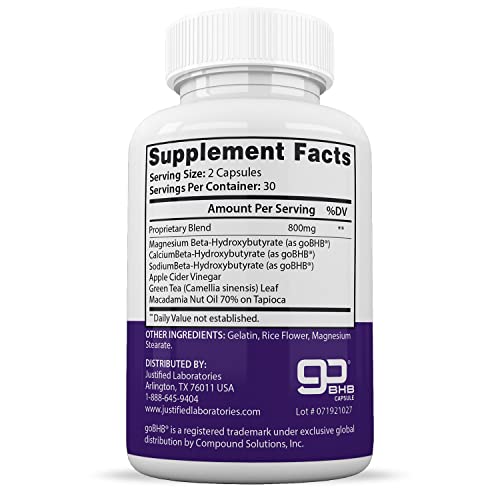 (2 Pack) Trim Life Labs Keto Pills Includes Apple Cider Vinegar Patented goBHB Justified LaboratoriesBuy Supplements Australia
