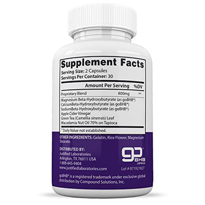 (2 Pack) Trim Life Labs Keto Pills Includes Apple Cider Vinegar Patented goBHB Justified LaboratoriesBuy Supplements Australia