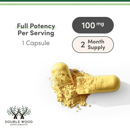 Dihydroberberine Supplement 100mg, 60 Capsules (Patented GlucoVantage Super
