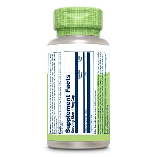 SOLARAY Bladderwrack Seaweed 580 mg Healthy Thyroid Balance and Weight Management SOLARAYBuy Supplements Australia