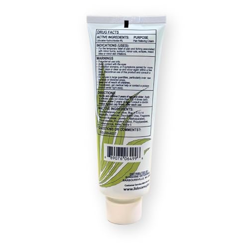 Lidocaine Plus 4% Lidocaine Cream Maximum Strength Pain & Itch Relief - Non-Greasy Formula Numbing Cream - Fast Acting Topical Pain Reliever, Soothing Topical Analgesic Aloe Vera Scent - 4 oz Lidocaine PlusBuy Supplements Australia