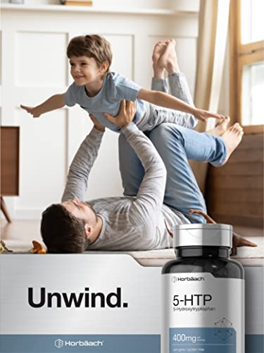 5HTP 400mg | 120 Capsules | 5-HTP Extra Strength Supplement | Non-GMO, Gluten Free HorbäachBuy Supplements Australia