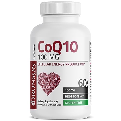Bronson CoQ10 100 MG High Potency Cellular Energy Production, 60 Vegetarian Capsules BronsonBuy Supplements Australia