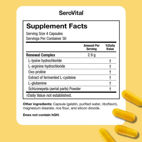 Sero-Vital Renewal Complex - Reverse The Signs of Aging - Clinically Tested to Increase Human Growth SerovitalBuy Supplements Australia