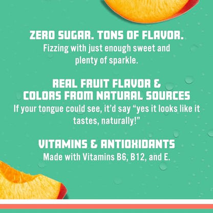 Sparkling Ice, Peach Nectarine Sparkling Water, Zero Sugar Flavored Water, with Vitamins Sparkling ICEBuy Supplements Australia