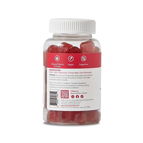 Sacred Roots Sugar-Free, Apple Cider Vinegar Gummies, 60 Gummies – Supports Healthy Sacred RootsBuy Supplements Australia