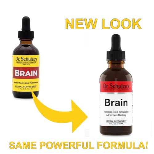 Brain Formula 2 oz. - Vegan and Wild-Harvested | Stimulates Circulation and and Improved Dr. Schulze'sBuy Supplements Australia