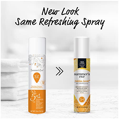 Summer's Eve Tahitian Sunset Daily Feminine Spray, 2 oz, 6 Pack Summer's EveBuy Supplements Australia