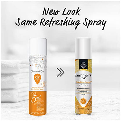 Summer's Eve Tahitian Sunset Daily Feminine Spray, 2 oz, 6 Pack Summer's EveBuy Supplements Australia