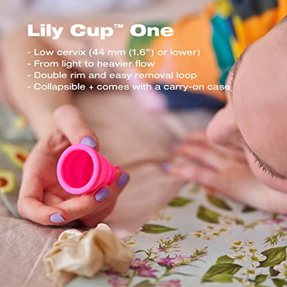 Intimina Lily Cup One - Collapsible Disposable Menstrual Cups for Beginners, Small Menstrual Cup INTIMINABuy Supplements Australia