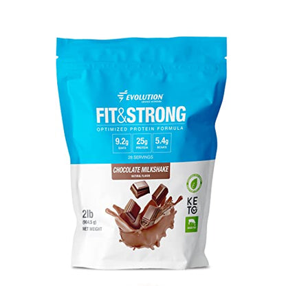 Evolution Advance Nutrition Fit & Strong - Pure Whey Protein Powder with BCAA, 100% Grass-Fed