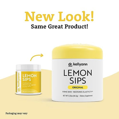 Dr. Kellyann Lemon Sips - Diet Citrus Drink Mix - Rehydrate, Detox, Revitalize - Sugar Free Dr. KellyannBuy Supplements Australia