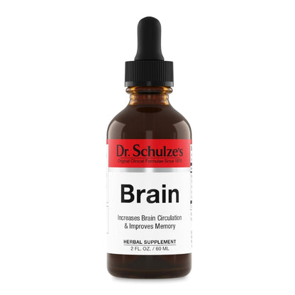 Dr. Schulze's Brain Formula 2 oz. - Vegan and Wild-Harvested | Stimulates Circulation and and Improved Mental Focus Dr. Schulze'sBuy Supplements Australia