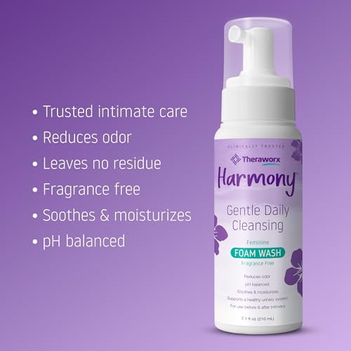 Theraworx Harmony Daily Feminine Care Foam, Gentle Daily Cleansing Fragrance Free, Reduces Odor TheraworxBuy Supplements Australia